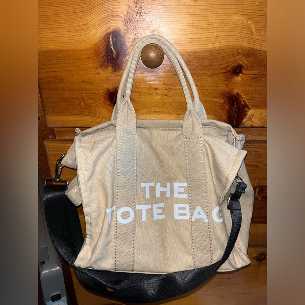 Beige tote